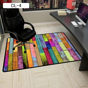 チェアマット デスクチェアマットハードウッドフロア ローリングチェア用の多目的滑り止めフロアプロテクター カーペットフロア用オフィスゲーミングチェアマット用 おしゃれ ラグ 洗え