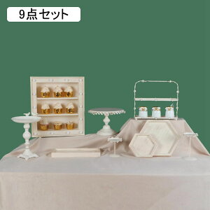 木製 ケーキプレート ケーキスタンド コープケーキスタンド デザートスタンド アフタヌーンティー ケーキ皿 クッキングディスプレイスタンド フルーツプレート ヨーロッパ ビンテージ 結