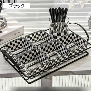 お菓子皿 お菓子入れ チェック柄 スナック皿 お菓子収納ボックス 2/3/4/6分割 お菓子入れ 来客用 菓子器 収納ボックス 果物収納 洋風 北欧 ドライフルーツボックス 保存容器 保存ボックス パ