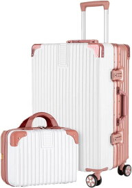 スーツケース アルミフレーム 親子セット 軽量 360°回転 キャスター キャリーバッグ 旅行 出張 女の子 男の子 大容量 耐衝撃 隠しフック機能 静音