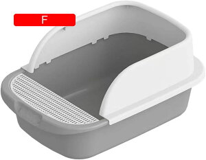 猫用トイレ本体 大きい 密閉型 52*36*21.5cm 猫トイレ スコップ付き 大きめ 防止 丸洗い可能 耐久性 砂の飛び散り防止 子猫、小柄な猫用 漏れ防止 臭わない 清潔トイレ 大きい 全年齢猫