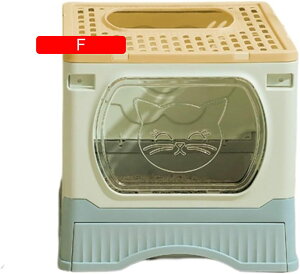 密閉式 猫用トイレ41*51*38cm 猫用トイレ本体 大きい スコップ付き 大きめ 漏れ防止 臭わない 清潔トイレ 防止 丸洗い可能 耐久性 砂の飛び散り防止 組み立て不要 子猫、小柄な猫用 大きい
