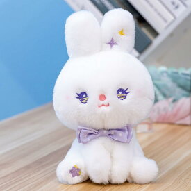 ウサギぬいぐるみ 抱きまくら 動物 おもちゃ 可愛い もふもふ 添い寝人形 ふわふわ 柔らかい 癒される 蝶結び ぬいぐるみ 大きい 子供 女の子 彼女 ギフト プレゼント ベッドルーム ねむねむ ク