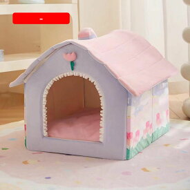 ペットハウス ペットベッド 犬用ベッド 猫用ベッド 滑りにくい裏生地 ペットクッション 室内用 お手入れ簡単 保温防寒 寝床 猫用ベッド 犬ハウス 犬 猫 ベッド ペット小屋 耐噛み 肌触りよい 小動