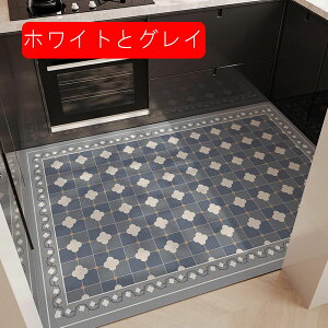 キッチンマット 木 60*120cm 大判 PVC 台所マット 幾何学柄 puレザー 足拭きマット お風呂マット 玄関マット ドアマット 北欧風 サラっとした手触り 室内 廊下 洗面台 店舗用玄関マッ