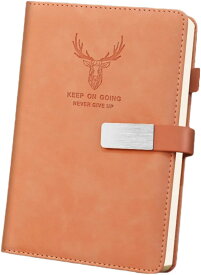 手帳 A5サイズ 2冊入り かわいい 横罫線入り しおり付き 大人 メモ手帳 ノート手手帳 PUレザー A5*5 マグネットタイプ 罫線入り ビジネス手帳 スケジュール手帳 文房用品 ペンホルダー 日