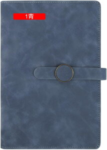 ノート しおりひも 横罫線入り A5メモ帳 スケジュール帳 ビジネス オフィス用 A5 手帳 横書き 罫線入り 水平開き 青 小さい 日付なし ラージサイズ(横14.2cm×縦21.2cm) 文房具