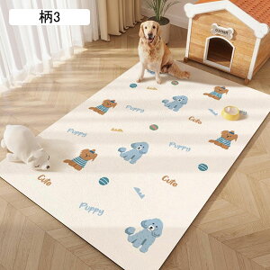 下敷きペットマット pu革 ペットマット 滑らない フローリングカーペット 噛む予防 床暖房対応 pvc 床保護 漏れ防止 大判 小型・中型・大型犬用 ペットフェンス・サークル・ケージ用 柄b 120