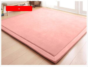 ラグ カーペット 長方形 洗える ウォッシャブル 低反発 ラグマット ピンク桃色 無地 200x300x2cm 北欧 じゅうたん カーペット センターラグ 防ダニ 滑り止め付き 夏 冷房対応 ふわふわ
