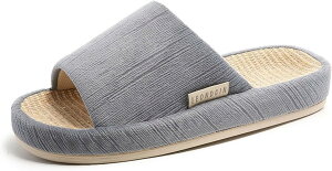 スリッパ 麻底 ルームスリッパ リネン 履き替え 室内用 男女兼用 レディース メンズ 通気 さらっと 静音性 滑らない 人間工学デザイン はき心地良い 前開き カジュアル 春夏 家庭用 部屋履き