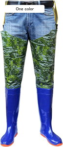 ウェーダー ヒップウェーダー 男女兼用 胴回り 簡単着脱 ロング レインブーツ PVC 作業靴 男女兼用 清掃 魚市場 水回り 防災グッズ 川 浅瀬 梅雨対策 海釣り ウェーディング 耐磨耗 ラジアル