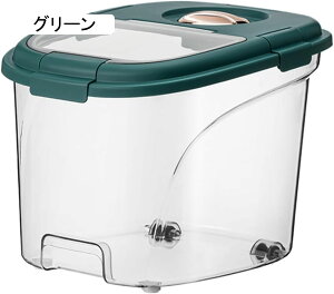 米びつ クリア 密閉 大容量 米櫃収納 虫よけ 計量カップ付 密閉容器 キャスター付き ライスストッカー 小麦粉 雑穀 五穀 お米ケース 防湿 防虫 ライスストッカー 収納ケース ライスボックス