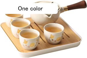 急須 湯呑み セット 猫 ティーセット 茶器セット ティーポット 茶こし付き 茶碗 茶盤 工夫茶器 煎茶器セット 番茶器セット 湯飲み茶碗 花茶 台湾茶 ギフト 来客用 可愛い 煎茶道具 おしゃれ