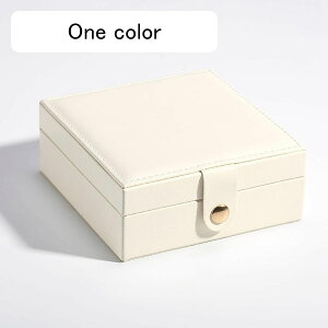ジュエリーボックス アクセサリーケース 小さな 持ち運び 4段フック レザー ネックレス ブレスレット 軽量 女の子用 トラベルジュエリーボックス/ケース バッグ トラベル 旅行用 出張 ポー