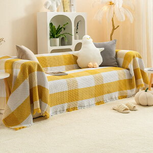 マルチカバー ソファーカバー 北欧風 シンプル ソファーシーツ ブランケット 防塵カバー フリンジ付き 180*260CM 絨毯 テーブルクロス 犬猫対策 防汚 多機能 洗濯可 シンプル 上品 春夏秋