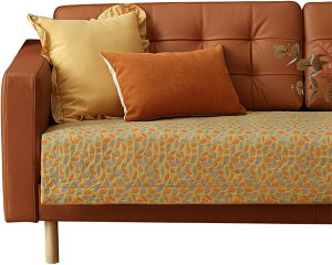 マルチカバー リバーシブル ソファーシーツ ソファーパッド ソファーカバー シートクッション 犬猫用 レトロ 90*90cm 防汚 ソファー掛け カウチ ズレにくい 水洗い 四季 新生活 インテリア