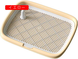 犬トイレトレー ワイド メッシュ 犬用トイレ ペットトイレ マーキング柱付き ペットトイレトレー 大型犬 中型犬 小型犬 はみ出し防止 犬用トイレトイレトレー ペット用品 訓練しやすい お