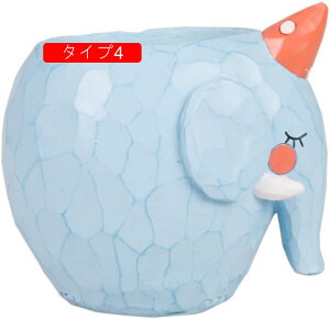 庭オブジェ ガーデン 事務室 室内 室外用 退色防止 置物ガーデンオブジェ ガーデンオーナメント 植木鉢 ミニプランター ミニチュア かわいい カントリー風 多肉植物用植木鉢 タイプ2 綺麗な