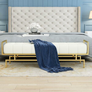 �z����̃I�b�g�}���x���`�A100/80 * 40 * 45Cm���_����PU�x���`�A���^�����b�O�t���A�����O�x���`�t�b�g���X�g�X�c�[���A�N�Z���g�x���`�A�Q���p���r���O���[���z���C�G�������� A,80CM