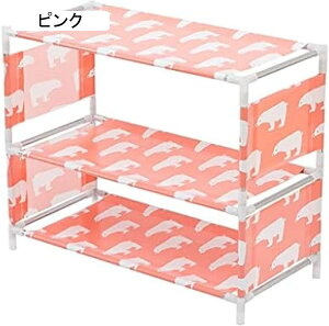 靴棚不織布下駄箱靴棚リビング通路靴収納器/青/5層
