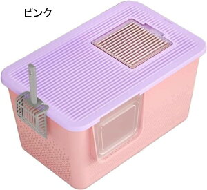 猫トイレ ドーム型 ふた付き 大型猫 猫用トイレ本体 大きめ ドーム型タイプ コンパクト 折りたたみ 2WAY 密閉式 砂の飛び散り防止 半屋外抗菌防臭 猫用品 上から猫トイレ ニャンとも清潔