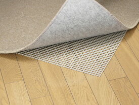 滑り止めシート『ラフストップ』【サイズ：約80cm×400cm】マット用 ラグ用 カーペット用 粗い網目フローリング クッションフロア タイル等対応