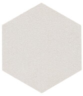 【パールホワイト】ハニカム タイルラグ 六角形 タイルカーペット NATURALS ナチュラルズ【サイズ：43cm…