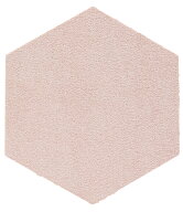 【ベビーピンク】ハニカム タイルラグ 六角形 タイルカーペット COLORED カラード【サイズ：43cm×50cm】…