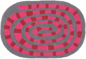 NEXT HOME �L�����f�B�[�w�r ���O �}�b�g/�s���N�e�L�X�^�C���f�U�C�i�[ Masaru Suzuki�i��؃}�T���j�y�T�C�Y�F60cm×90cm �zcandyhebi pink rug mat�h�_�j���H ���{�� ���g�Ή� �h�����H