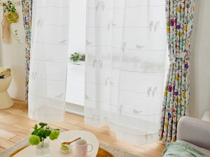 DESIGN LIFE VOo[h {C [XJ[eyTCYF100cm×176cmzy2gzX~mG SING BIRD VOILE { TCYJ[e [V1353] EHbVu
