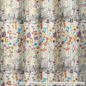 fBYj[ ܂̃v[ K[fvCX J[eyTCYF100cm×135cmzy2gzDisney POOH garden place curtainy{zyKiz`LH J[eՌ2 ېOK!EHb