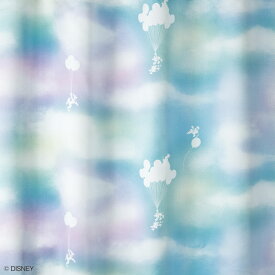 ディズニー ミッキー メロウ 遮光カーテン【サイズ：幅100cm×丈178cm】【2枚組】日本製Disney MICKEY mellow curtainウォッシャブル 形状記憶加工 遮光 既製カーテン[品番：M-1194・M-1195]ドレープカーテン