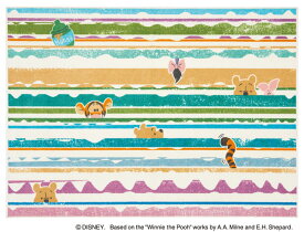 くまのプーさん ルックイン ラグ マット【サイズ：約100cm×140cm】インド製Disney/POOH/look in RUG【DRP1063】防炎加工 床暖対応 遊び毛防止ディズニー スミノエ ラグマットシリーズ