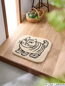 ���T�E���[�\�� �X�o���e �_�C�J�b�g �}�b�g�y�T�C�Y�F��50cm×55cm�ό`�z[QB1481-65]�f�U�C�i�[�Y�u�����h LISA LARSON ���{�����OK ����ɂ������H ���փ}�b�g ���[���}�b�g