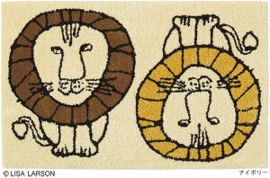 ���T�E���[�\�� �c�C�����C�I�� �}�b�g[QB1118-85�EQB1118-05]���{���y�T�C�Y�F��50cm×80cm�z�f�U�C�i�[�Y�u�����h �yLISA LARSON�z���OK ����ɂ������H ���փ}�b�g ���[���}�b�g