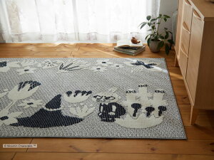 [~ LN^[Y Roi OyTCYF130cm×185cmz{Moomin Characters KOBANA RUGh_j gEzbgJ[ybgΉ Vііh~kCeA J[ybg