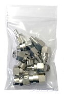 ★メール便OK★4C用丸リング付属F型コネクター(4C接栓) FP4 10個