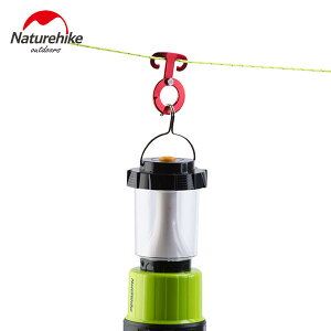 【Naturehike】4ピース T型アルミ合金カラビナ T字型セルフロックカラビナ ロープハンガー フックロープ キャンプテント ロープバックル ロープファスナー【キャンプ】【ハイキング】【