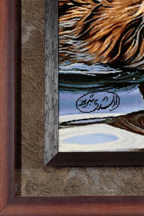 楽天市場】ペルシャ絨毯 タブリーズ産 ウール シルク 約60cm x 80cm  