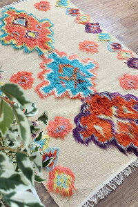 パキスタン絨毯  約123cm x 183cm