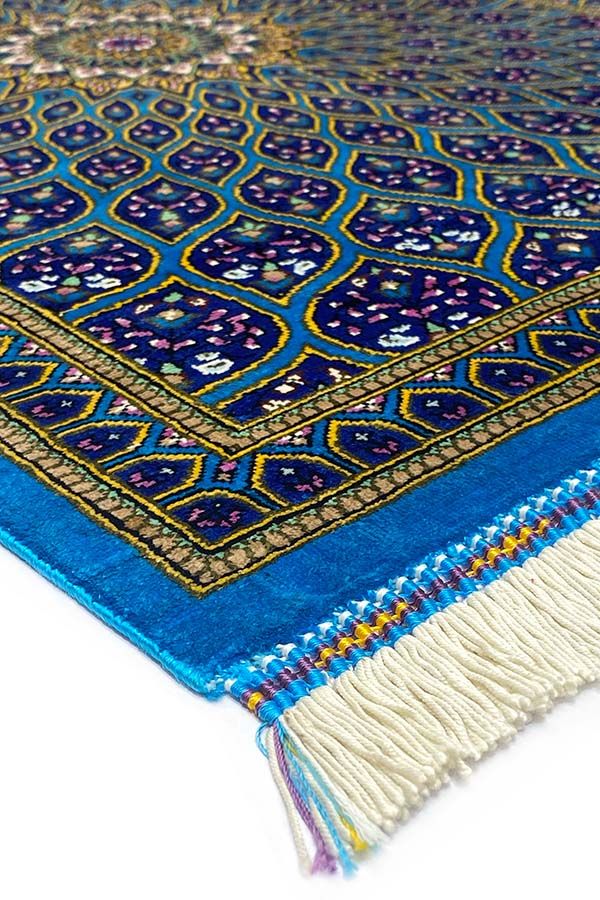 楽天市場】ペルシャ絨毯 クム シルク 約57cm x 90cm 玄関マット