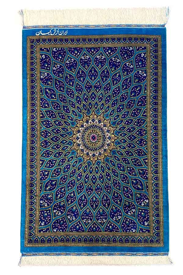 楽天市場】ペルシャ絨毯 クム シルク 約57cm x 90cm 玄関マット
