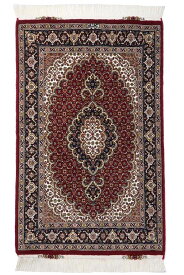 ペルシャ絨毯 タブリーズ 約60cm x 92cm　母の日