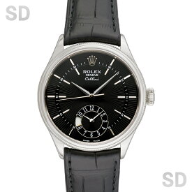 ROLEX ロレックス チェリーニデュアルタイム 50529 ブラックギョーシェ メンズ 【中古】