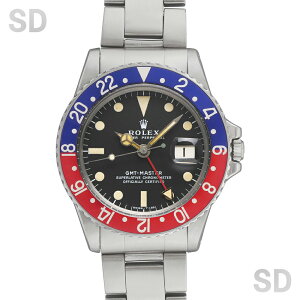 �y������60�񃍁[���zROLEX �����b�N�X GMT�}�X�^�[ 1675 �u���b�N/���b�h�u���[�x�[�� �����Y �y���B���e�[�W�E�A���e�B�[�N�z