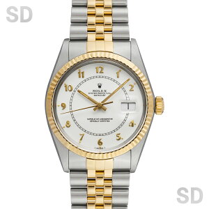 �y������60�񃍁[���zROLEX �����b�N�X �f�C�g�W���X�g 16013 �z���C�g/�A���r�A/�X�e���{�C���[�Q�[�W �����Y �y���B���e�[�W�E�A���e�B�[�N�z