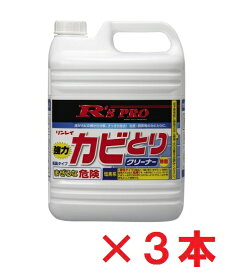 【送料無料】【あす楽対応】リンレイ　R'SPRO　強力カビとりクリーナー　5kg　3本セット