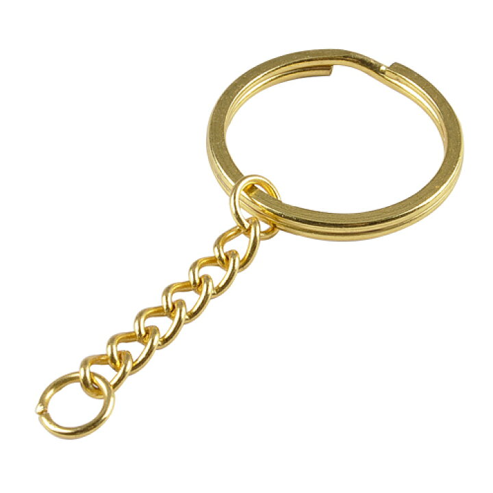 楽天市場】Good-L キーホルダー金具 ダブルリング【平リング/外径30mm 