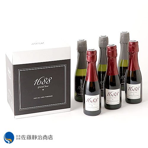  ノンアルコールワイン 1688 グラン ロゼ   グラン ブラン 200ml（6本セット）