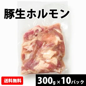 国産 【豚生ホルモン】 300g x10p　冷凍 お取り寄せ